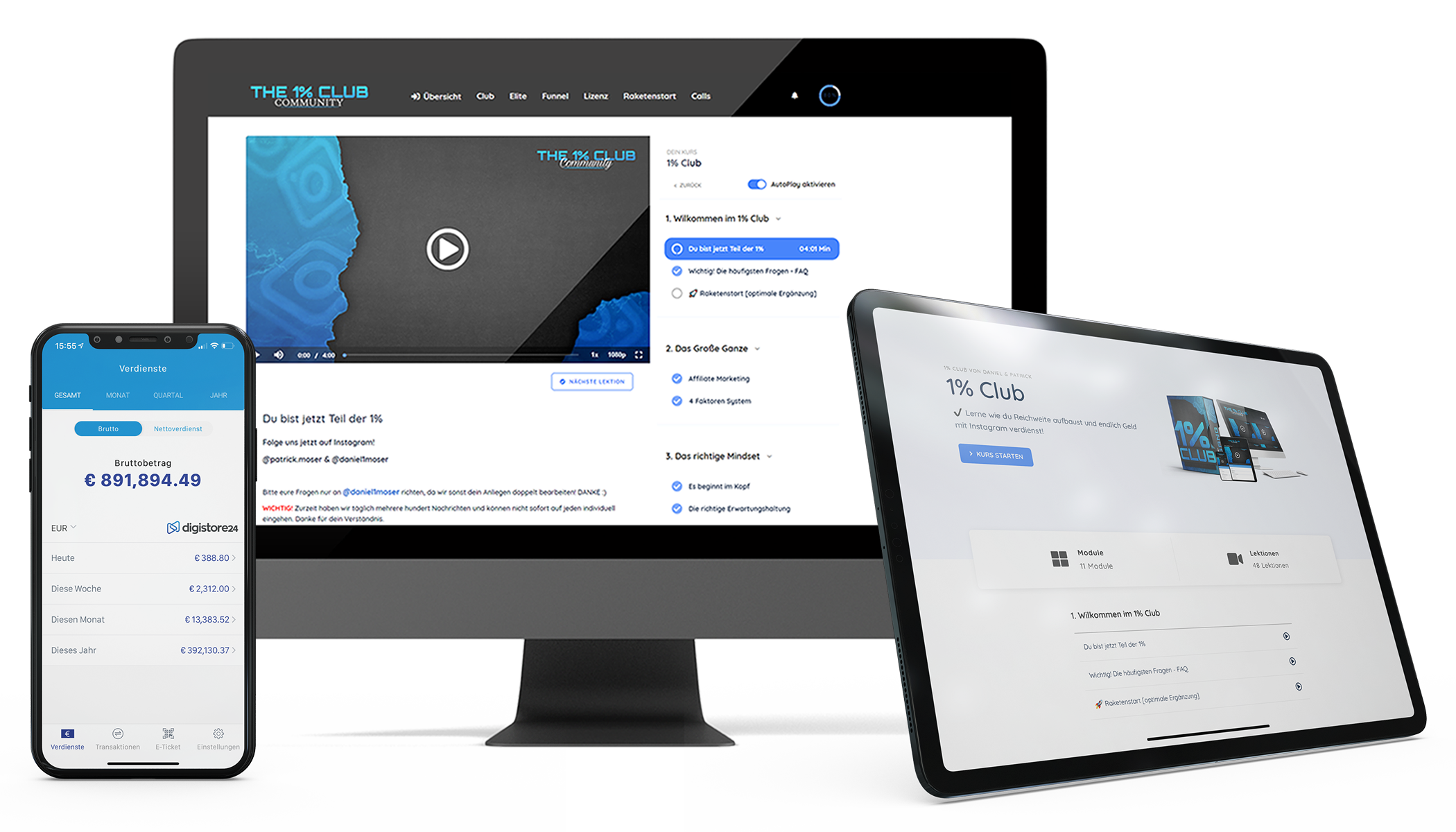 1% Club Community Bewertungen erfahrungen vertrauenswürdig