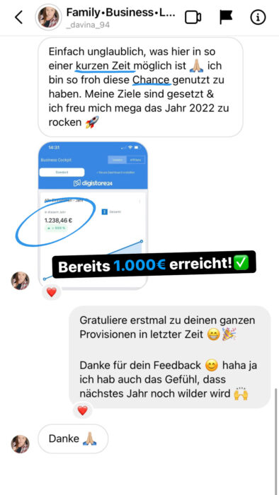 1% Club Community Ergebnisse erfahrungen Testimonials Schülerberichte