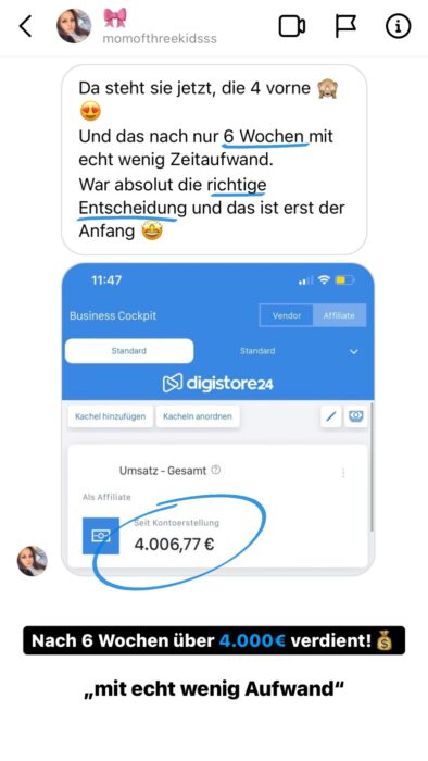 1% Club Community Ergebnisse erfahrungen Testimonials Schülerberichte