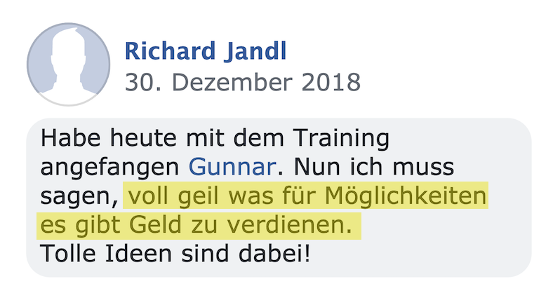 Digital Money Maker Club Ergebnisse erfahrungen Testimonials Schülerberichte