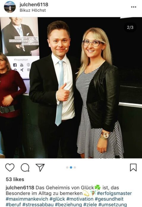 Berufung Master von Maxim Mankevich Ergebnisse erfahrungen Testimonials Schülerberichte kundenstimmen