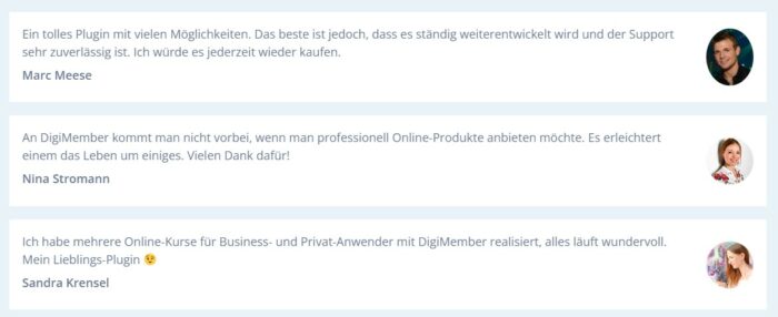 DigiMember PRO Ergebnisse erfahrungen Testimonials Schülerberichte kundenstimmen